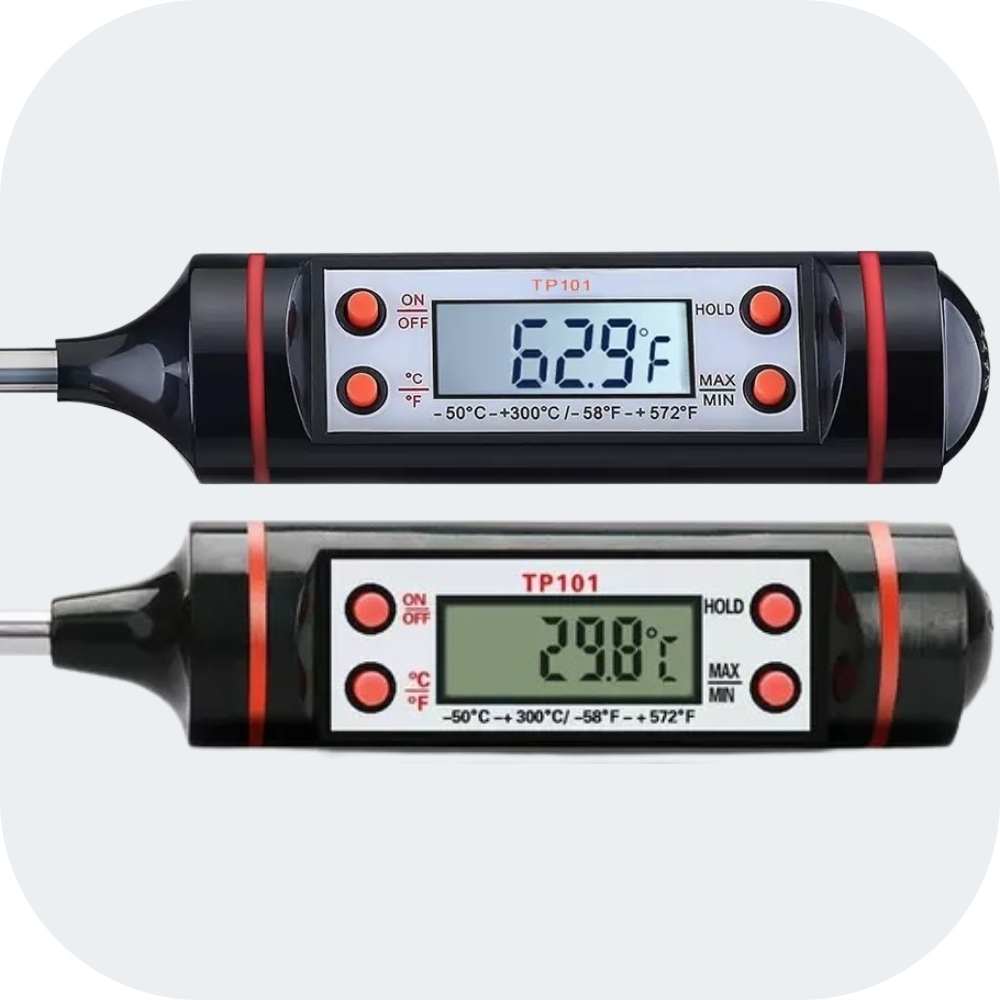 TERMOMETR SZPILKOWY ELEKTRONICZNY KUCHENNY Z SONDĄ CYFROWY DO MIĘSA WĘDLIN EAN (GTIN) 5906532124151