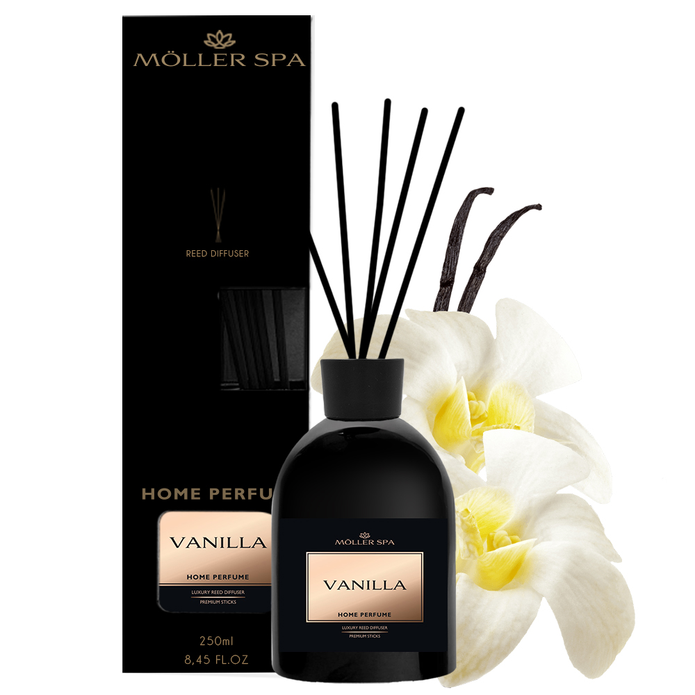 Levně Vůně Sladká Smyslná Vanilka Do Domácnosti Tyčinky Osvěžovač 250 ml Velký