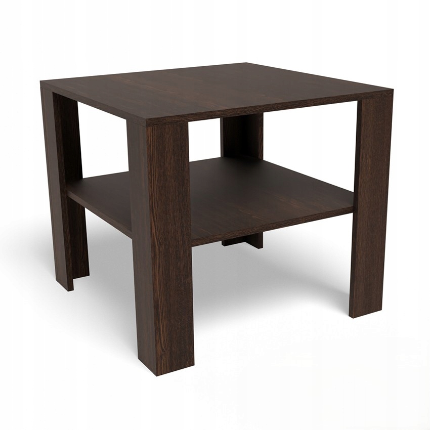 Kávová lavice Moderní do obývacího pokoje Kanceláře 68x68 cm Wenge