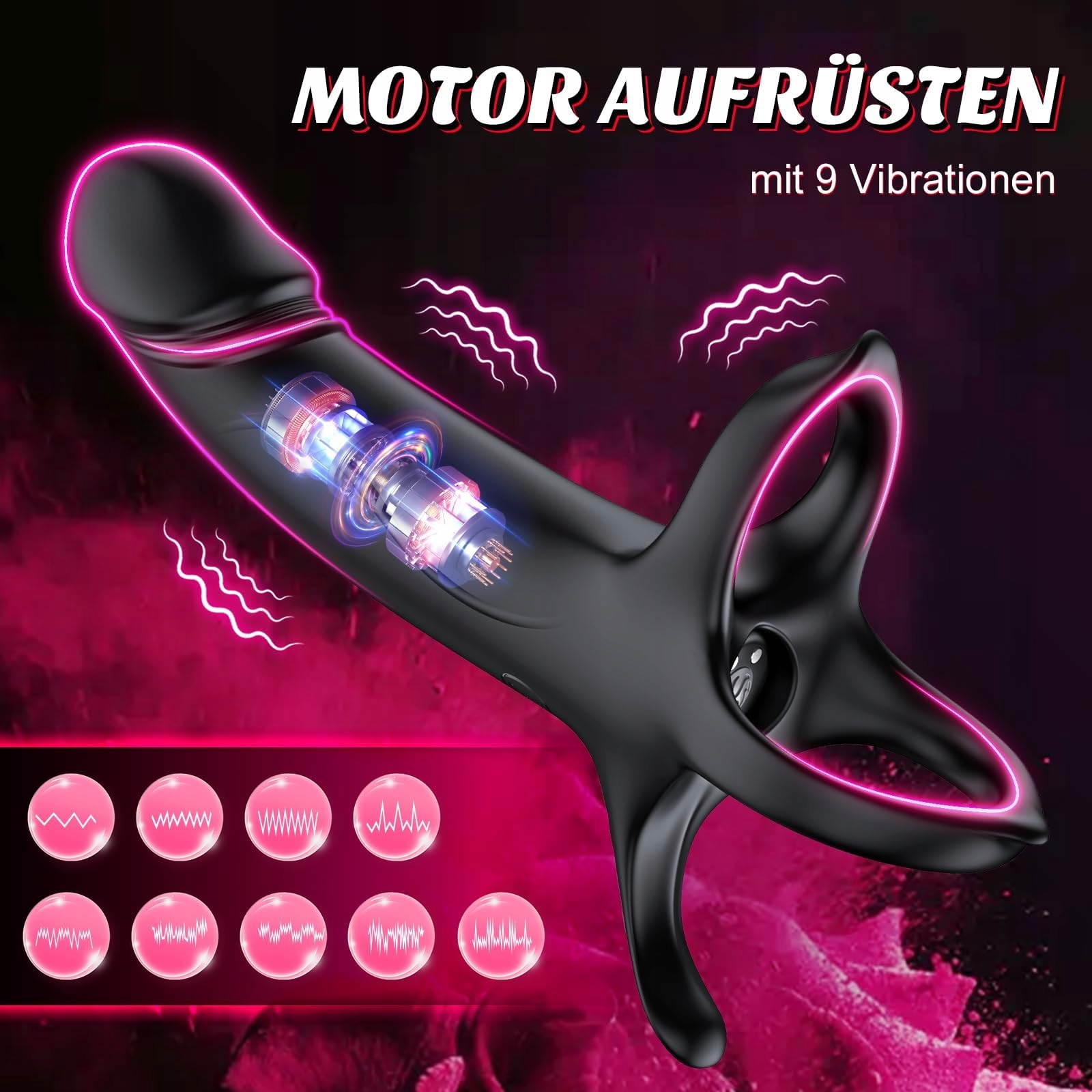 ANAL VIBRATOR Zestaw Dla Par Stymulacja Prostaty Dildo Analne Dla Mężczyzn — miniatura 3