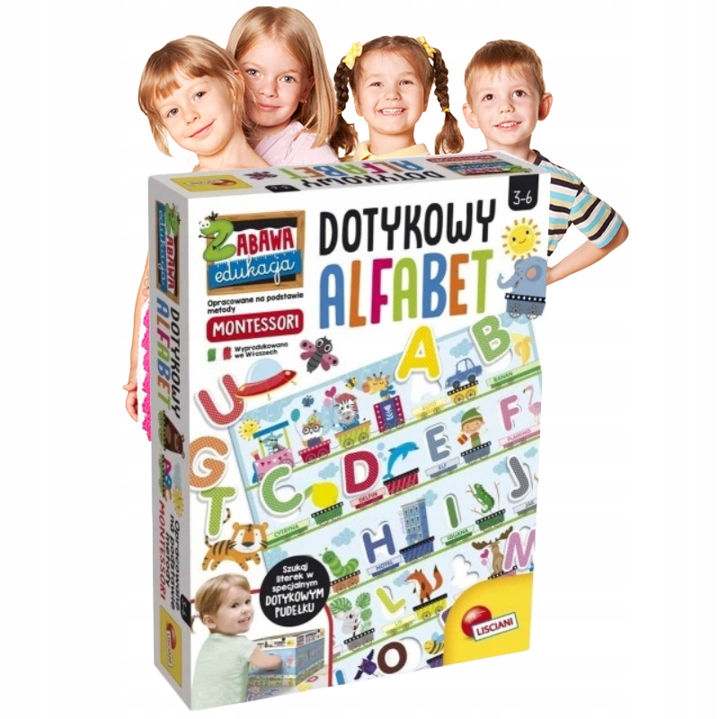 Alfabet Montessori Zabawki Rozwijające Dla Dzieci Naukowa Zabawka Dziecięca