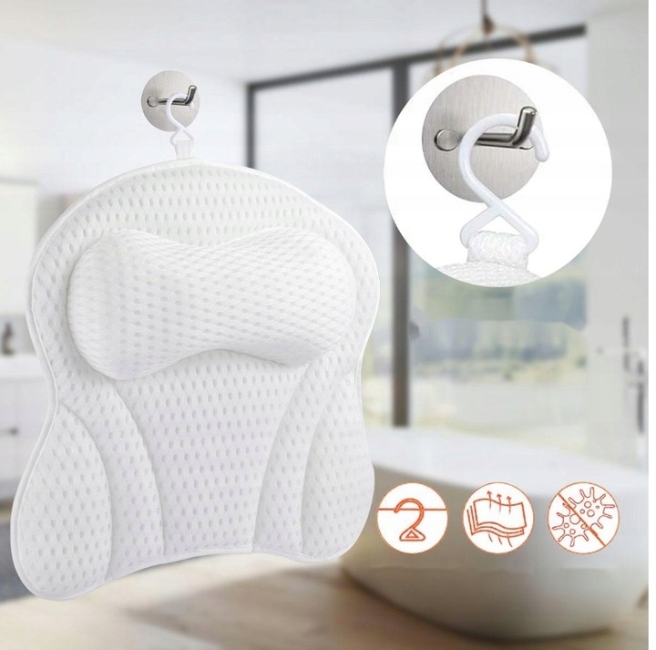 PODUSZKA DO KĄPIELI WANNY RELAKS ZAGŁÓWEK STARANNIE WYKONANA Promerco Marka inna