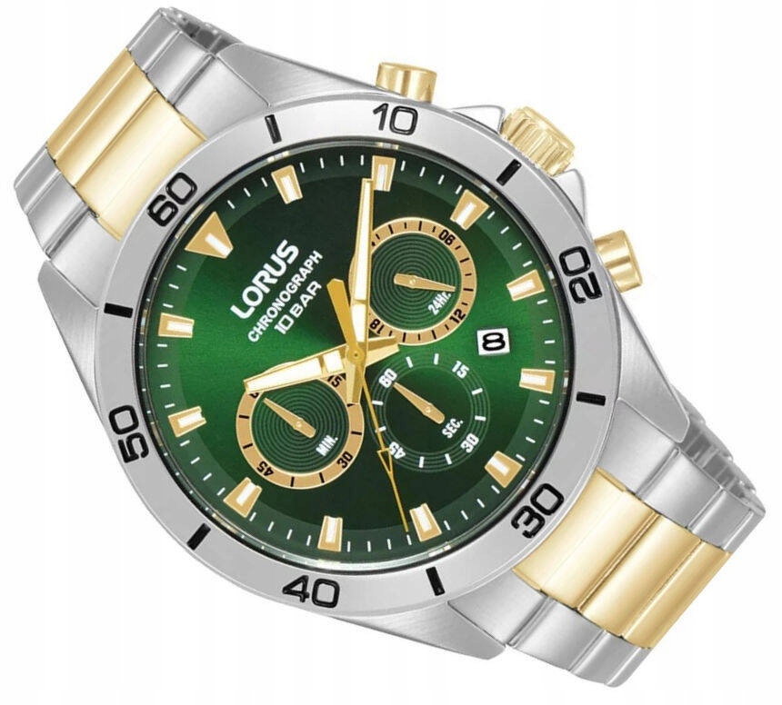 Vodotěsné Pánské Hodinky Lorus Chronograf S Ocelovým Náramkem RT339KX9 100M