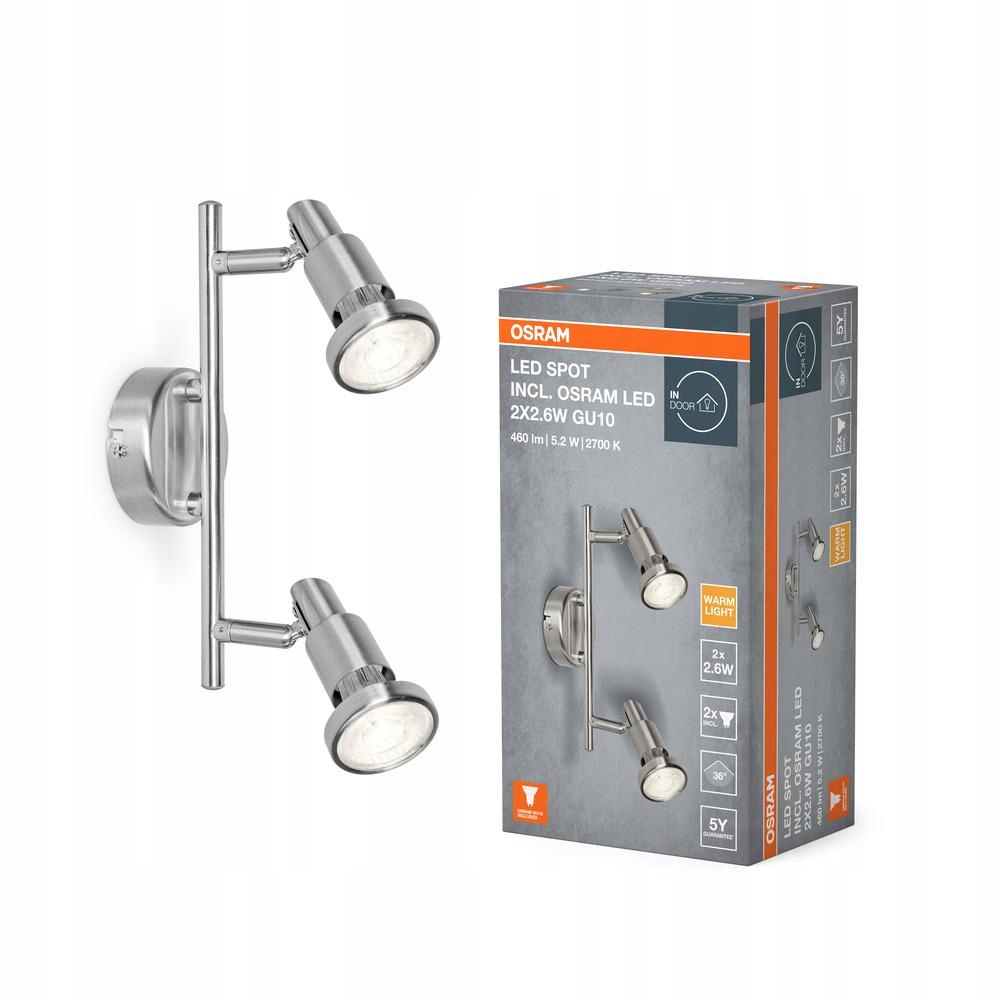 Stropní Svítidlo Spot Tuba Reflektorová lampa G10 5.2W 2700K 460lm Spot