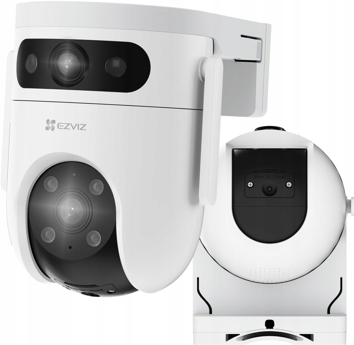 KAMERA ZEWNĘTRZNA IP WiFi Z PODWÓJNYM OBIEKTYWEM 2K 3MPx +