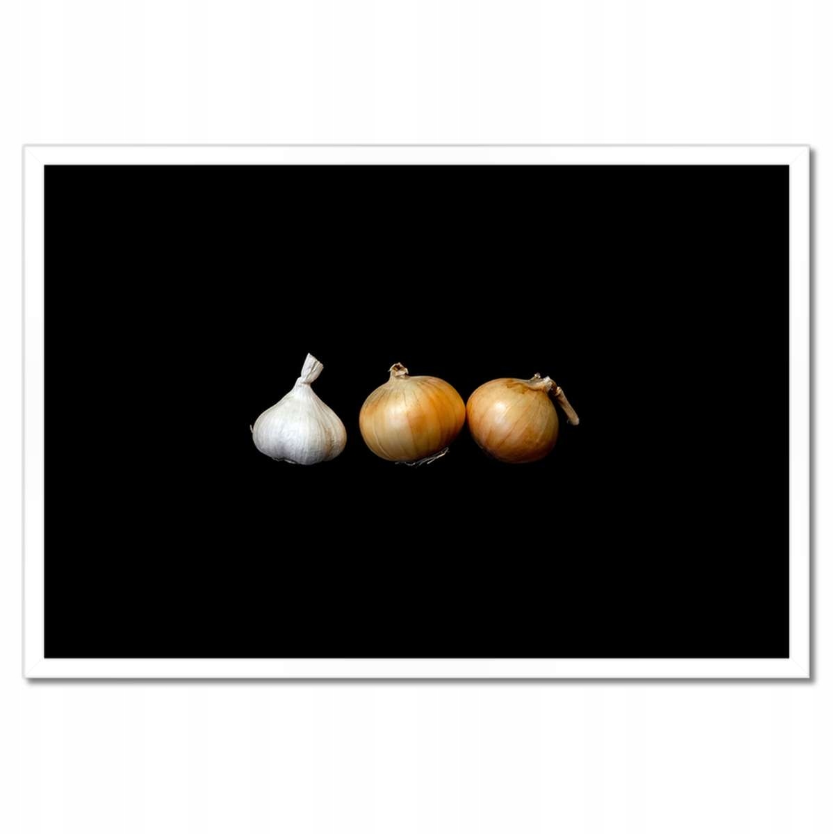 Plakáty v rámu 60x40 Cibule Česnek Zelenina