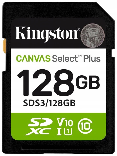 Kingston 128GB Sdxc Canvas Plus Class10 Uhs-i 150MB/s Read Flash Card Gen3