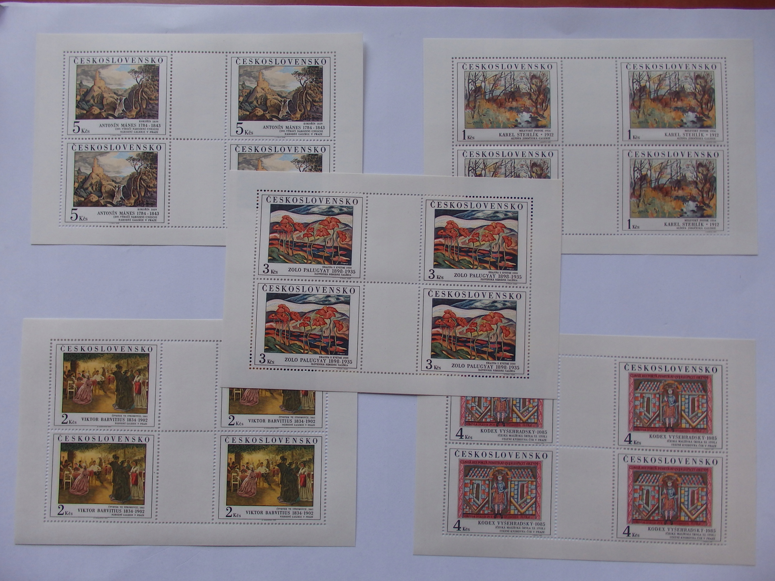 Czechosłowacja, Zestaw bloków, B9105