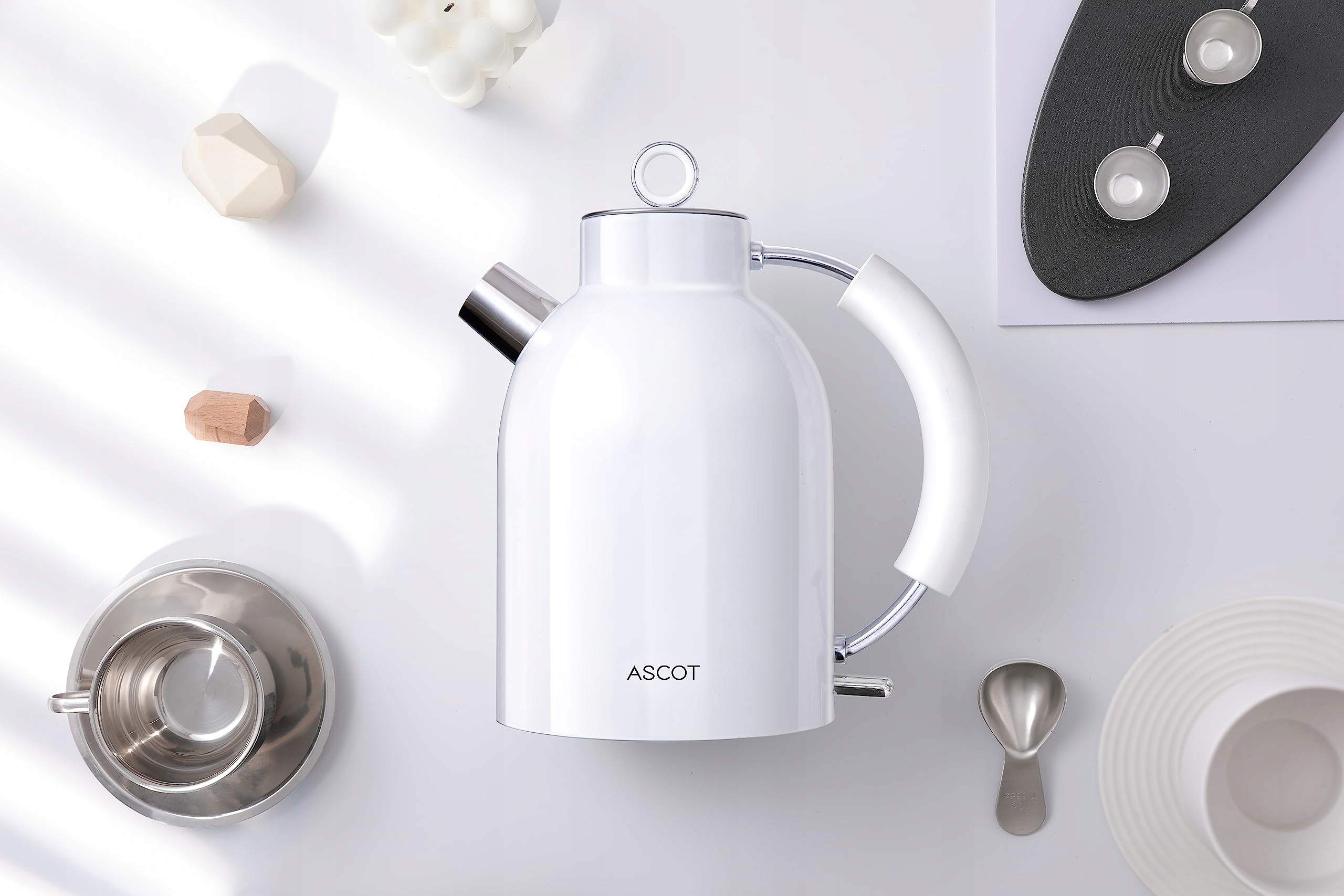 ASCOT Czajnik Elektryczny 2200W 1.5L Retro Design Auto Wyłączanie — miniatura 4
