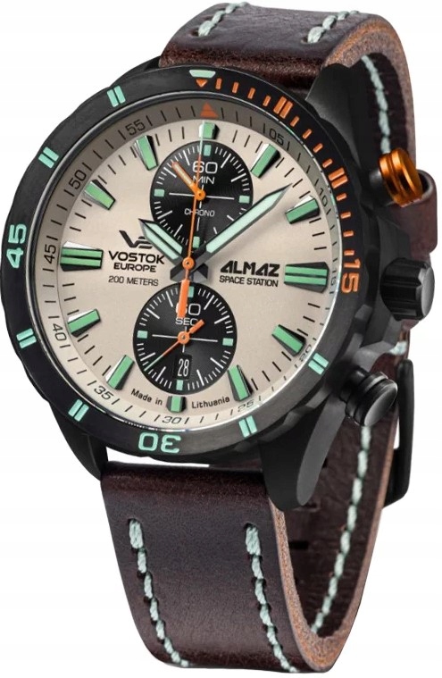 Nové originální hodinky Vostok Europe 6S11-320C677 Almaz Chrono