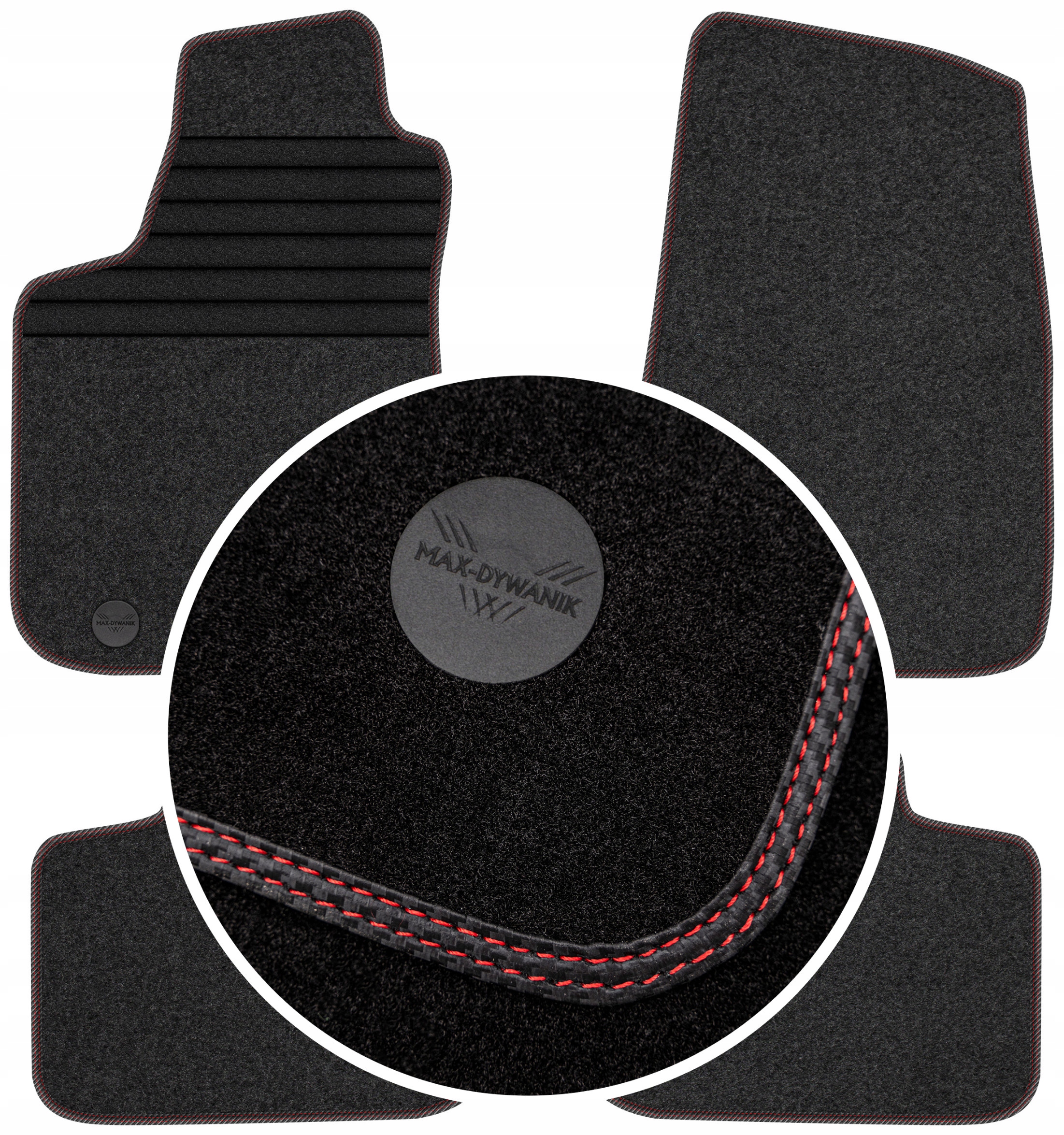 Dodge Charger II od 2010-2023: Velurové autokoberce koberce do auta