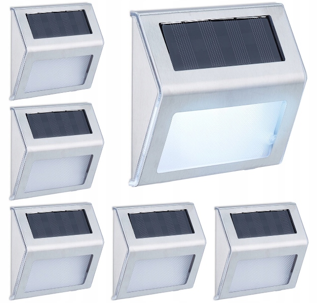 Solární Led svítidla Relaxdays 6 kusů