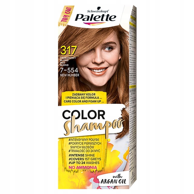 

Palette Szampon 317 orzechowy blond 7-554