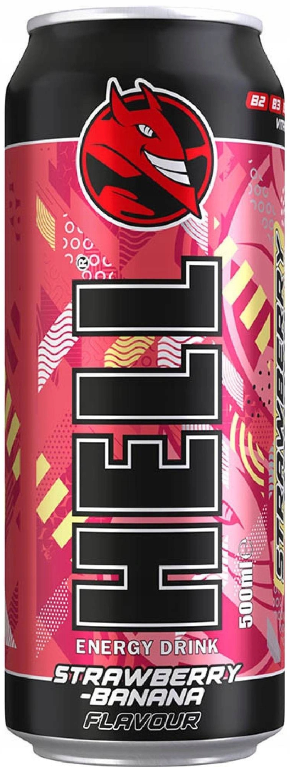Levně Hell Strawberry Banana 12x0,5L