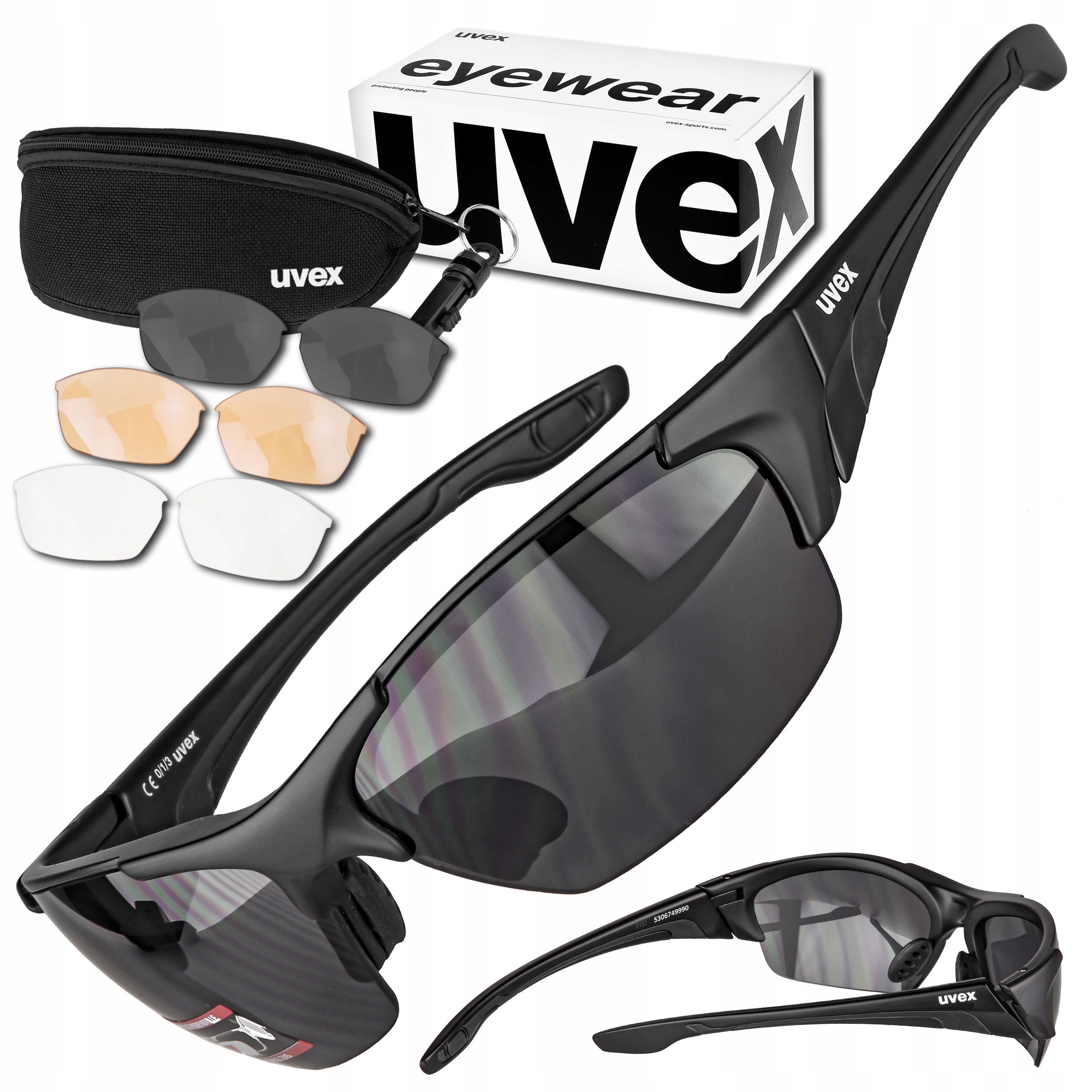 

Okulary Sportowe Rowerowe Uvex 604 4 Szyby