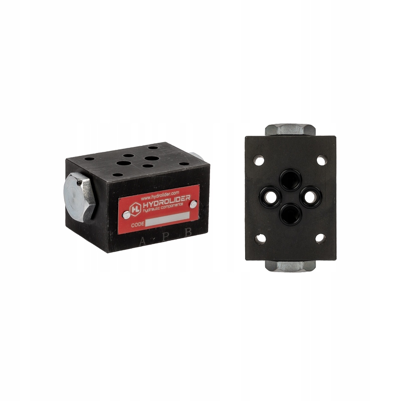 Zpětně ovládaný vrstvený ventil „Zámek“ Cetop 03