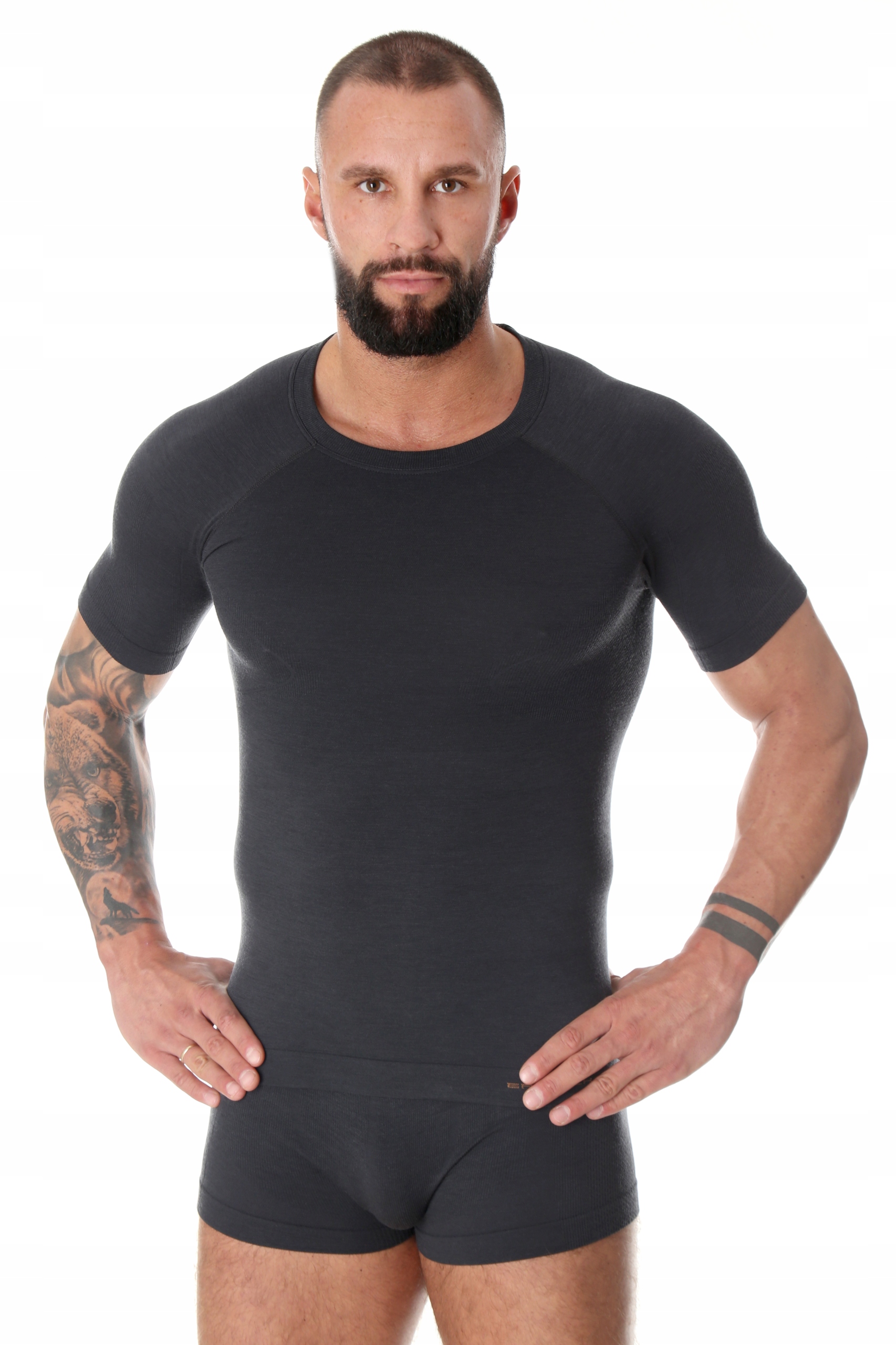 BRUBECK KOSZULKA TERMOAKTYWNA MĘSKA ODDYCHAJĄCA TREKKING WEŁNA MERINO XL Kod producenta SS11710-884-X