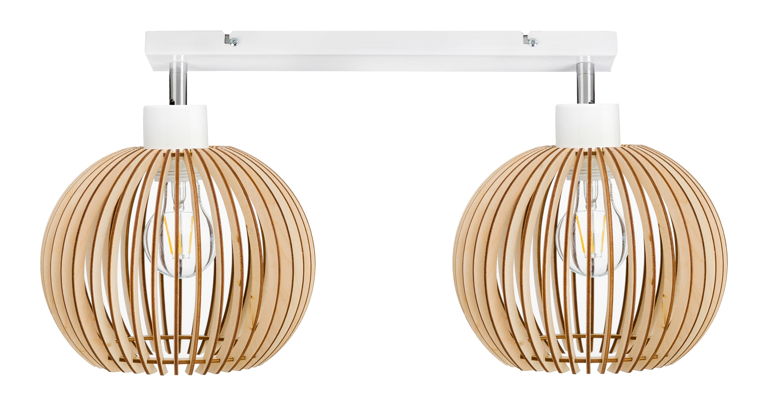 

Lampa plafon żyrandol ruchomy sufit klosz drewno 2