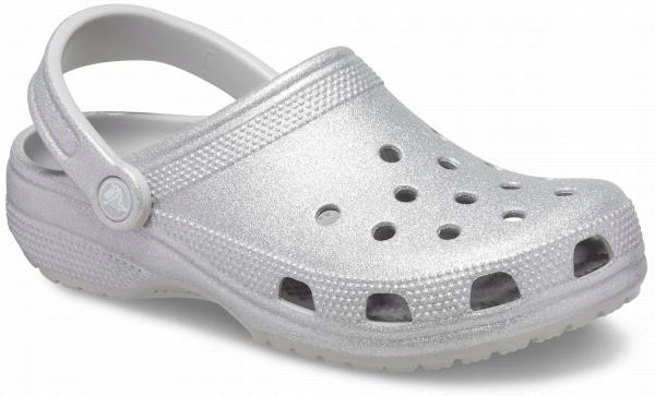 Dámské boty Chodaki Nazouváky Crocs Classic Glitter 205942 Clog 41-42