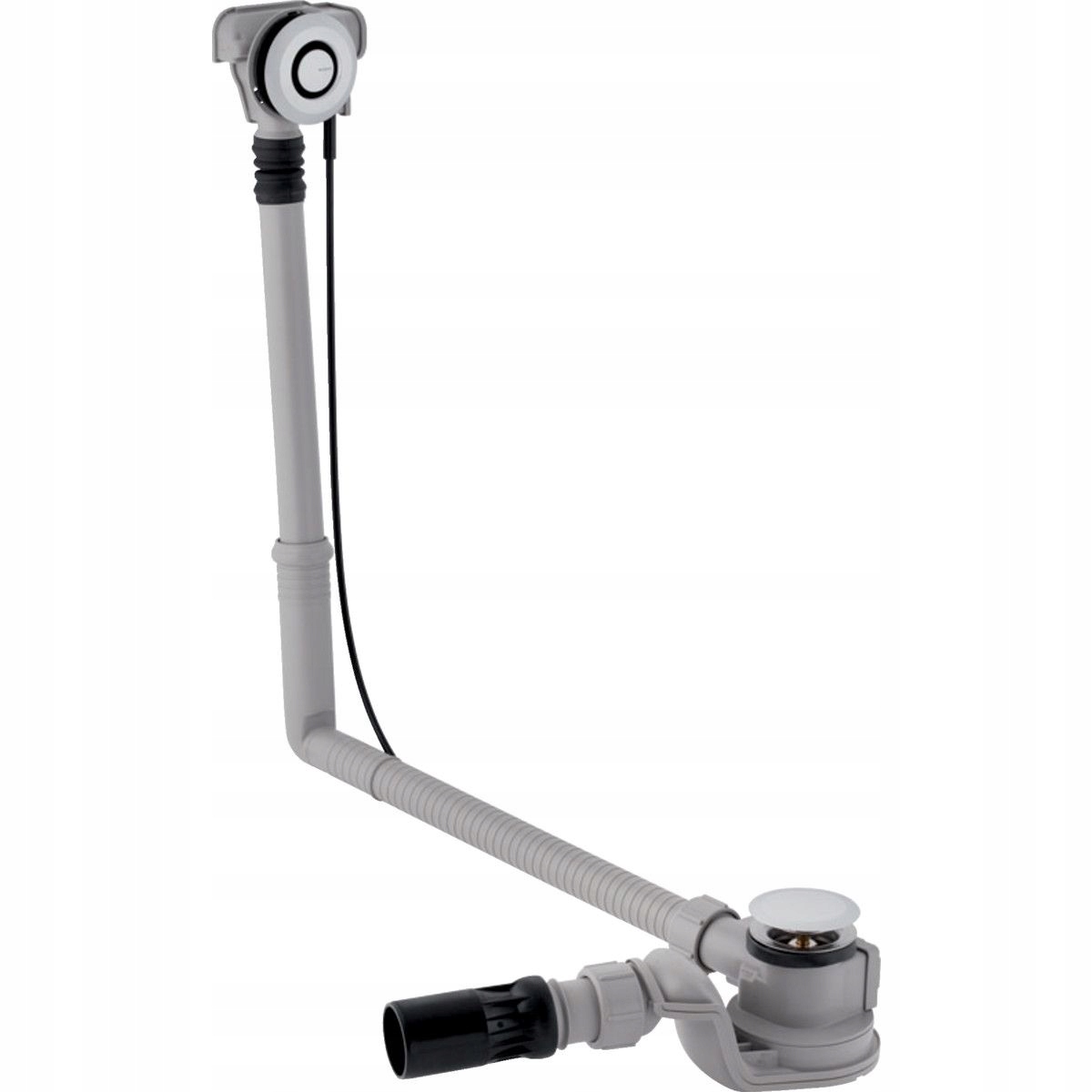 Vaňový sifón dlhá verzia s korkom Geberit PushControl 150.751.21.6