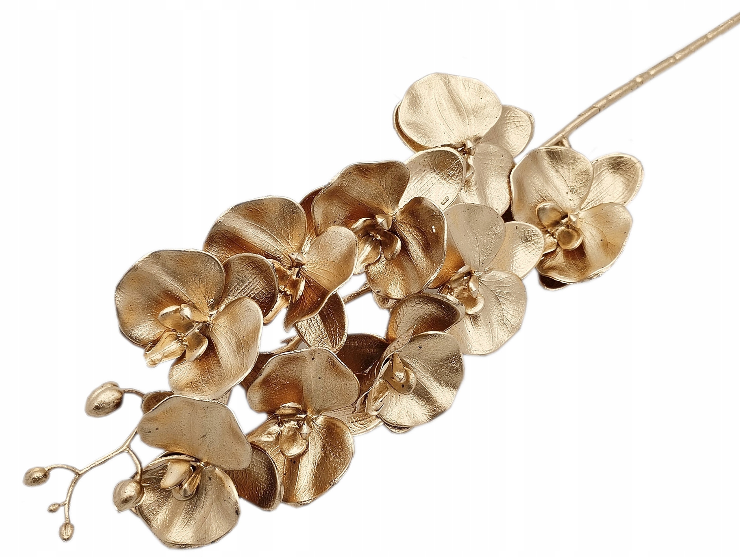 STORCZYK ORCHIDEA ZŁOTA GAŁĄZKA KWIATÓW 87cm