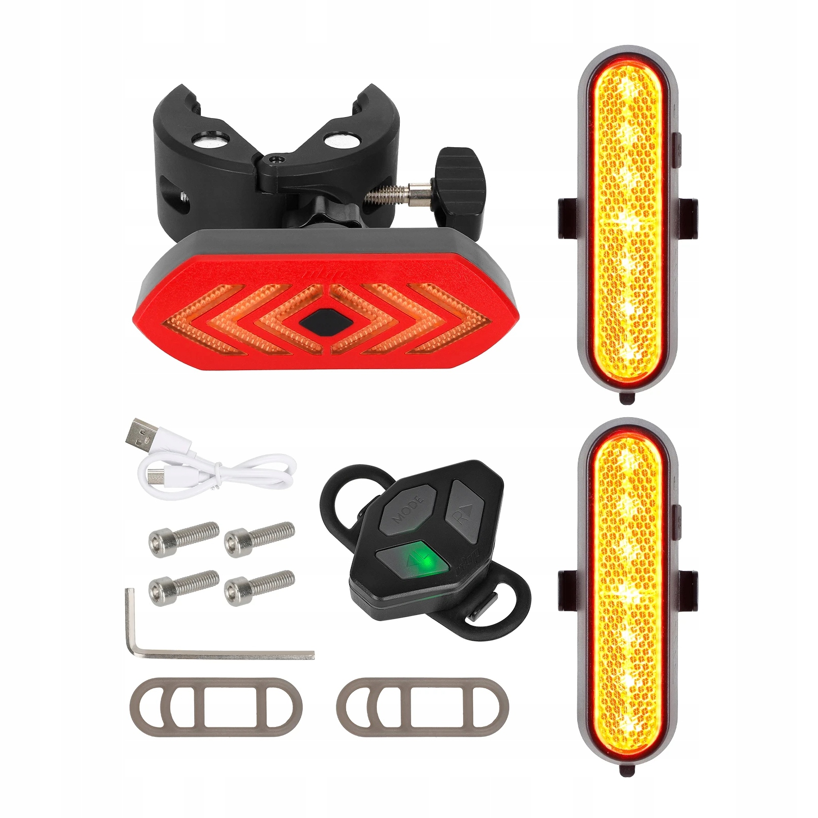 Oranžové směrové světlo zadní světlo Ulip pro Xiaomi M365/PRO 2/Mi 3