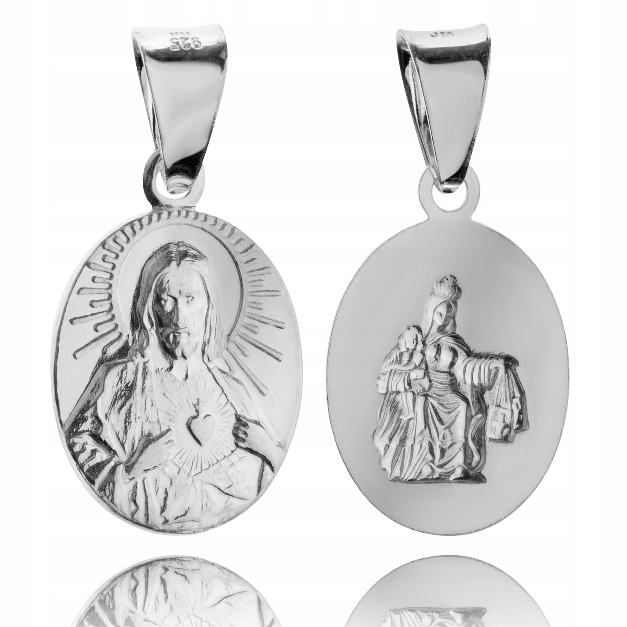 

Szkaplerz Matki Bożej Karmelitański Medalik Srebro