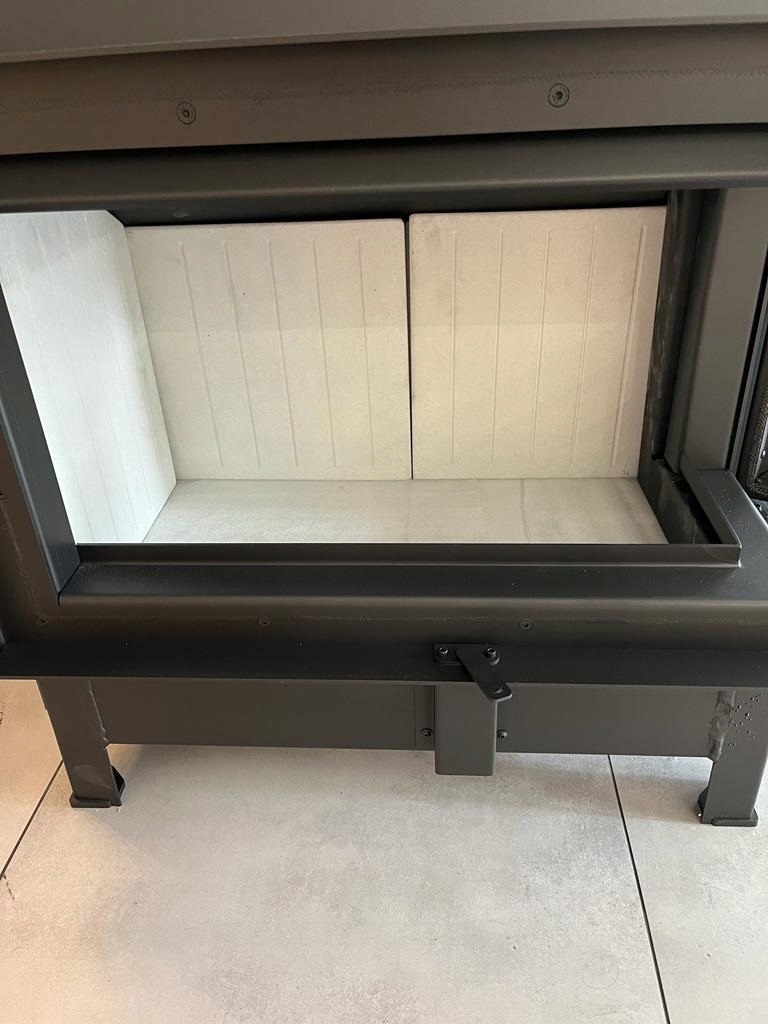 ~ EKO WKŁAD KOMINKOWY kominek ZIBI12 DECO prawy BS Głębokość 450 mm