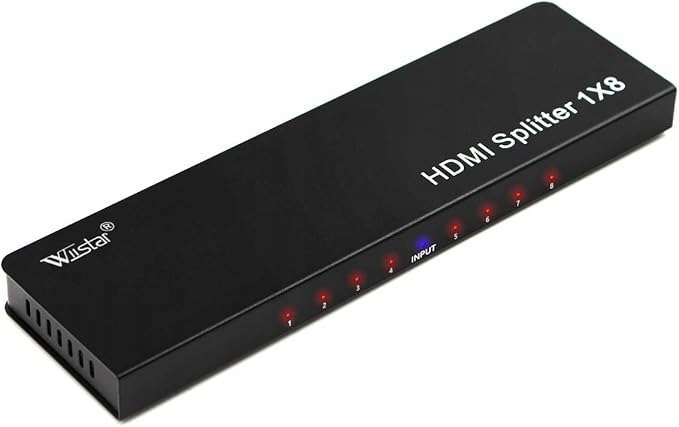 Wiistar Hdmi Splitter 1x8 4K Hdmi 1 vstup 8 výstupů Audio Video Hdmi