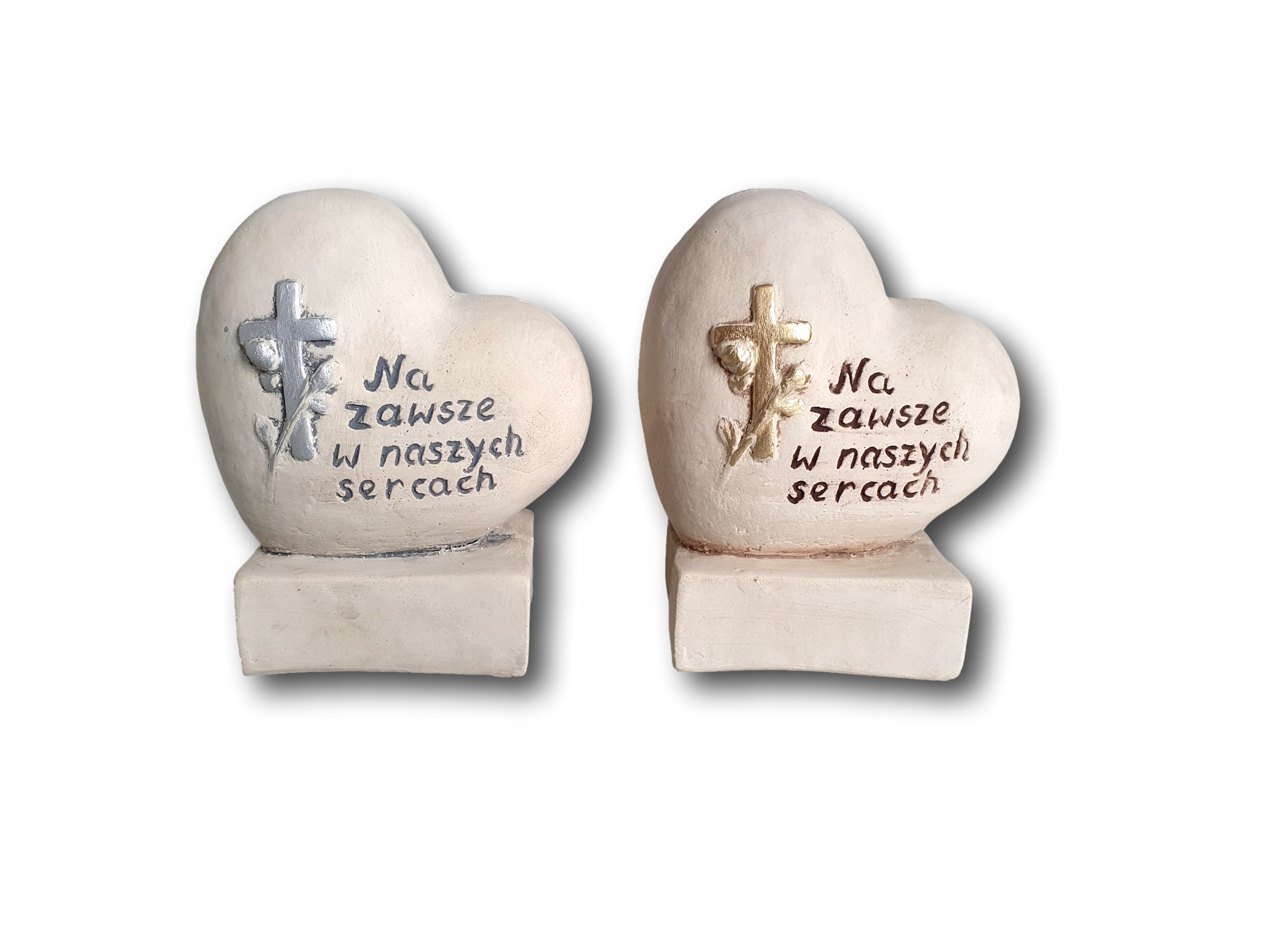 

Figurka Dekoracja Nagrobka na Grób Kamienne Serce