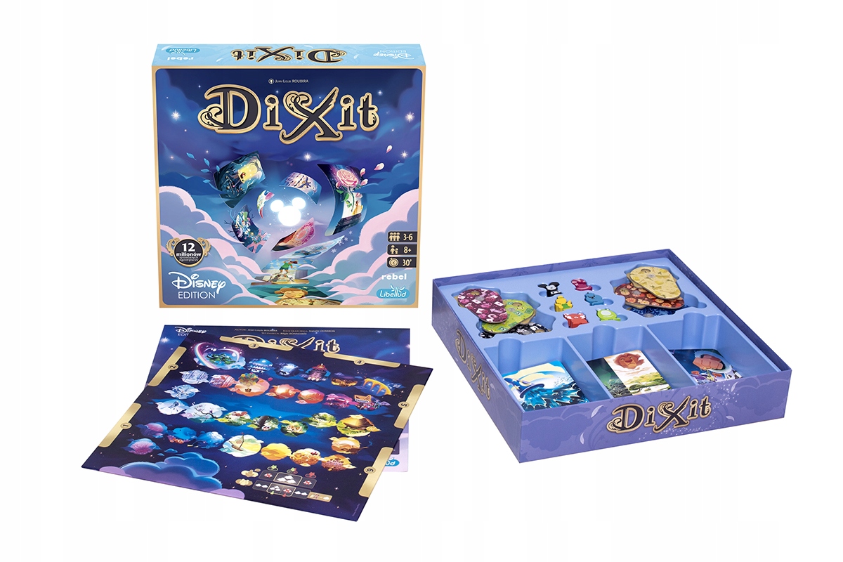 DIXIT DISNEY EDITION GRA PLANSZOWA REBEL PL 07026 Kod producenta LIBDIXDIS01PL