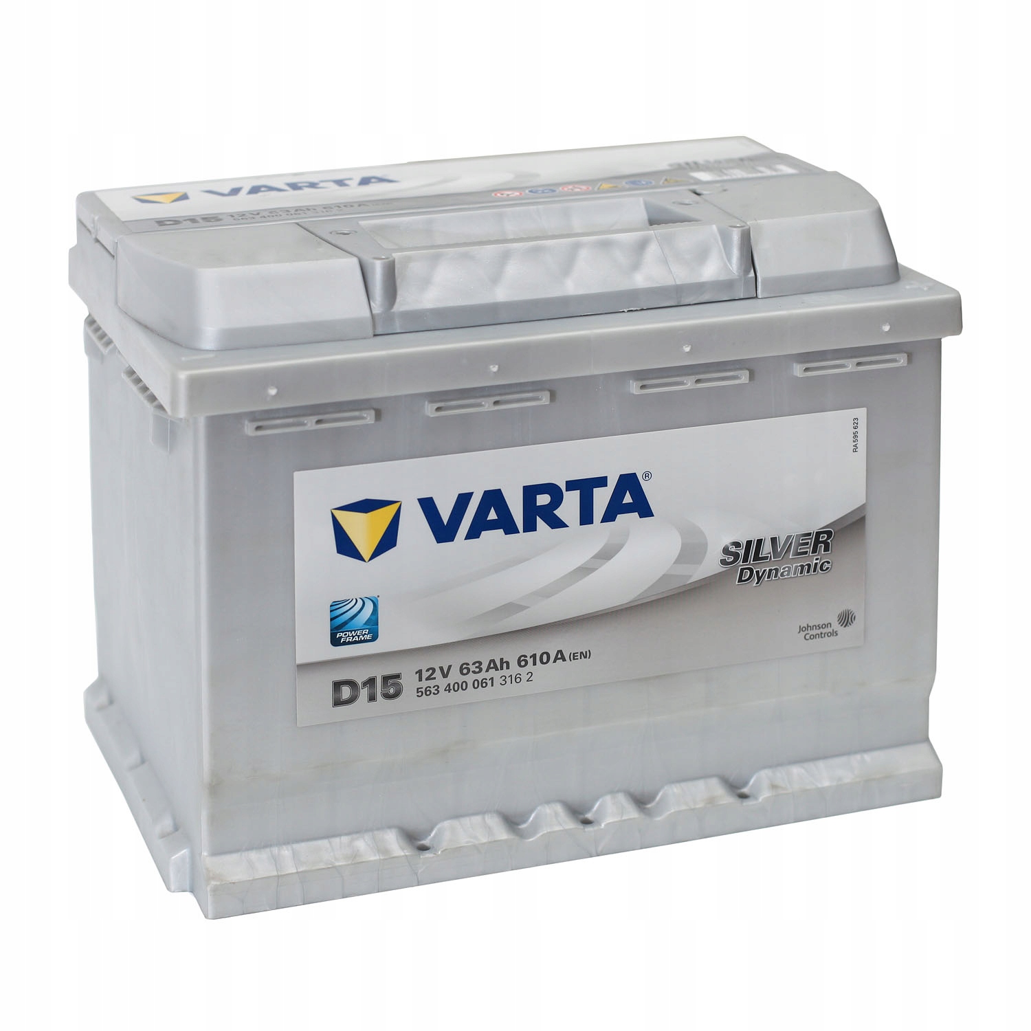 Varta D15 63Ah 610A EN