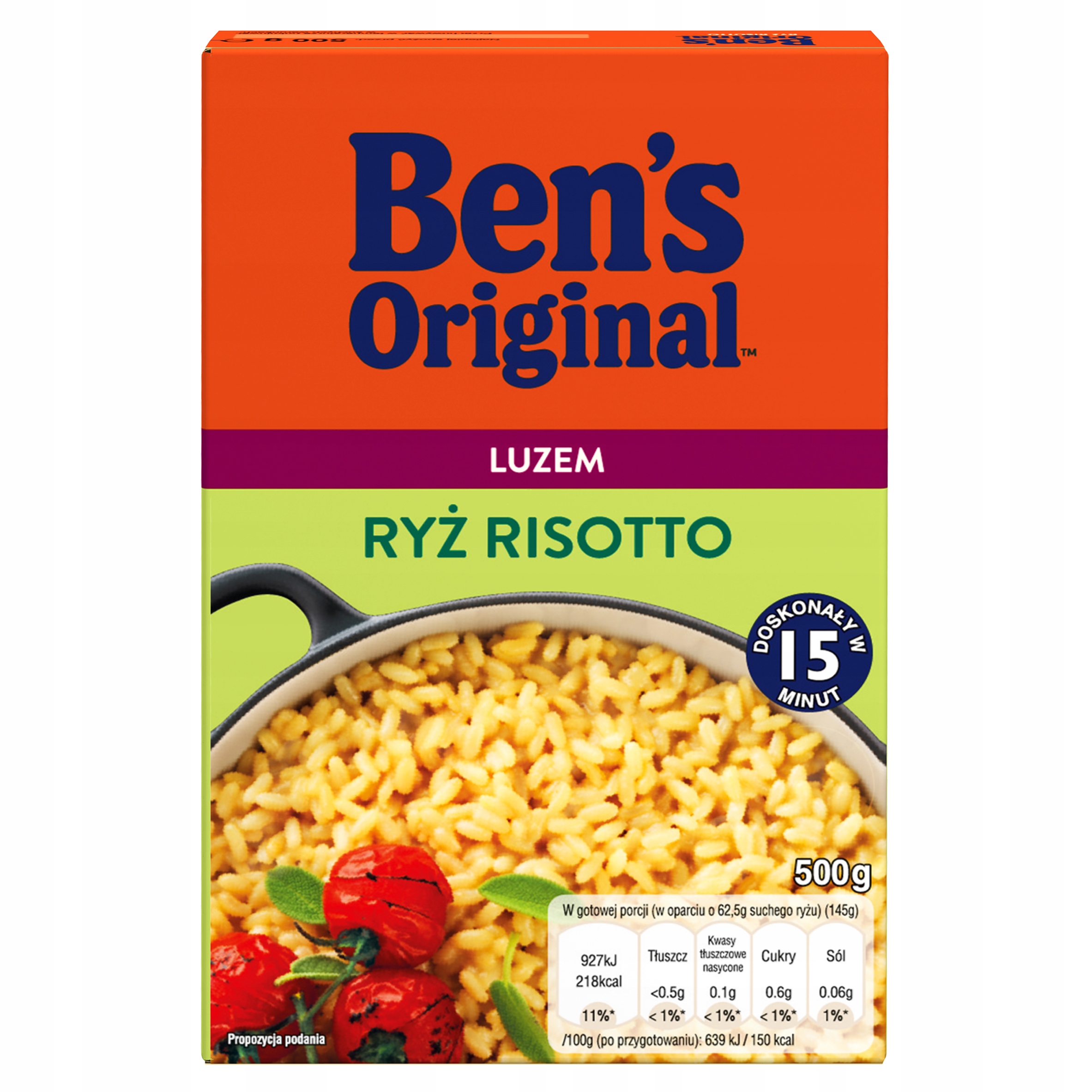 Arborio rizs Uncle Ben's 0,5 kg, (5410673007780) • Ár, Vélemények - Allegro