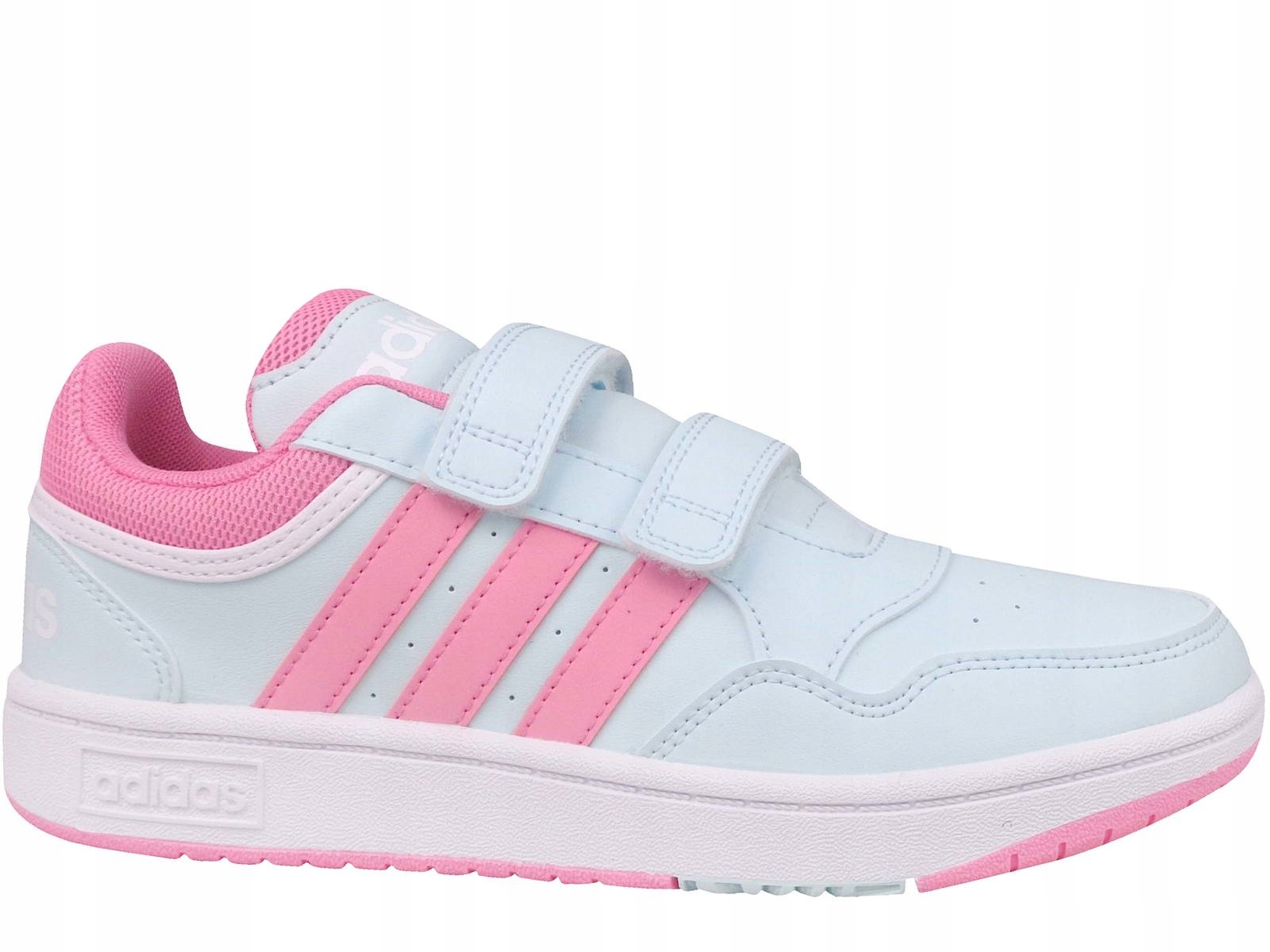 Adidas Hoops 3.0 GZ1940 Buty Trampki Dziecięce Na Rzepy