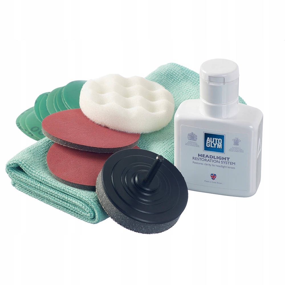 AUTOGLYM Zestaw do regeneracji reflektorow lamp