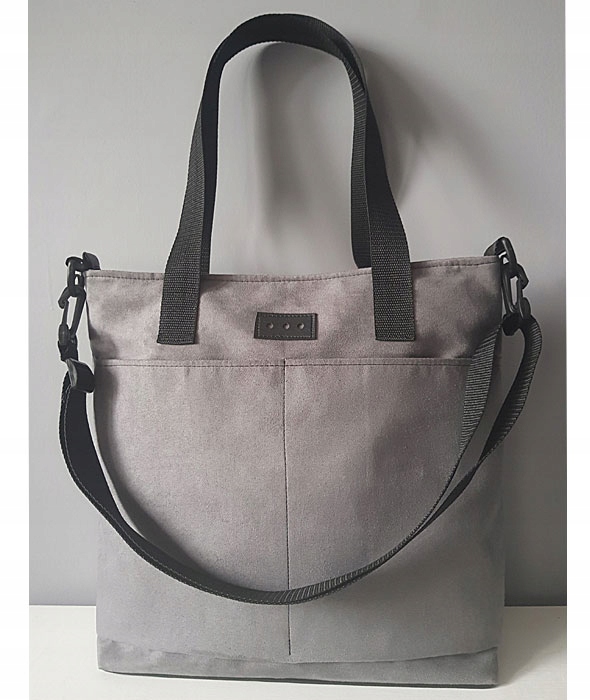 TOREBKA DAMSKA ZAMSZOWA Z KIESZENIĄ KOLORY Płeć kobieta