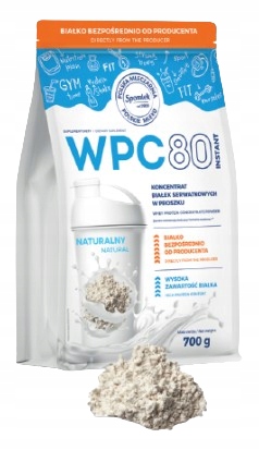Spomlek Wpc 80 Instant 700g Přírodní Syrovátkový Koncentrát Wpc Doplněk Stravy Bílkovina