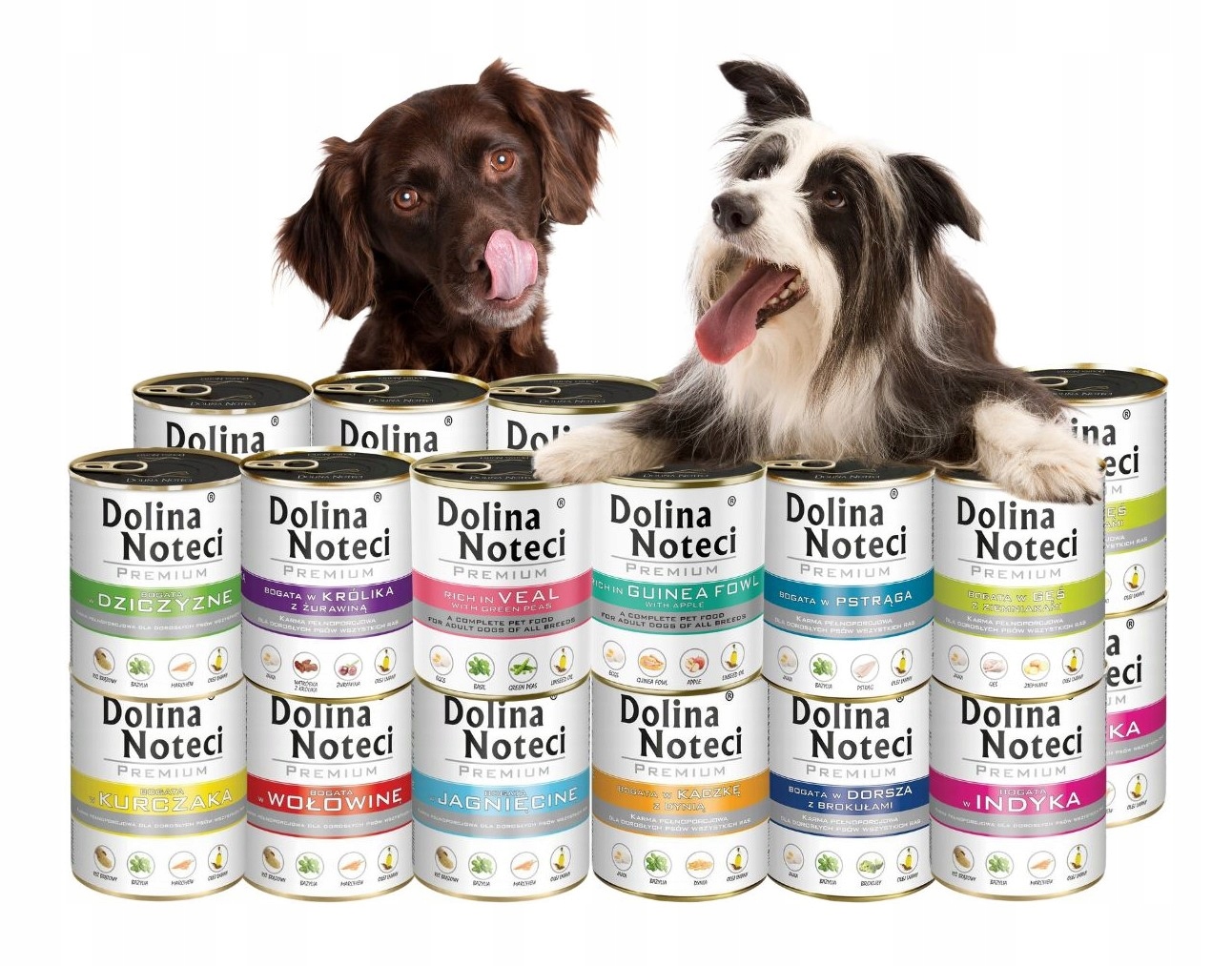 Levně Dolina Noteci Premium Vlhké krmivo mix chutí 24x800g Bez Obilovin