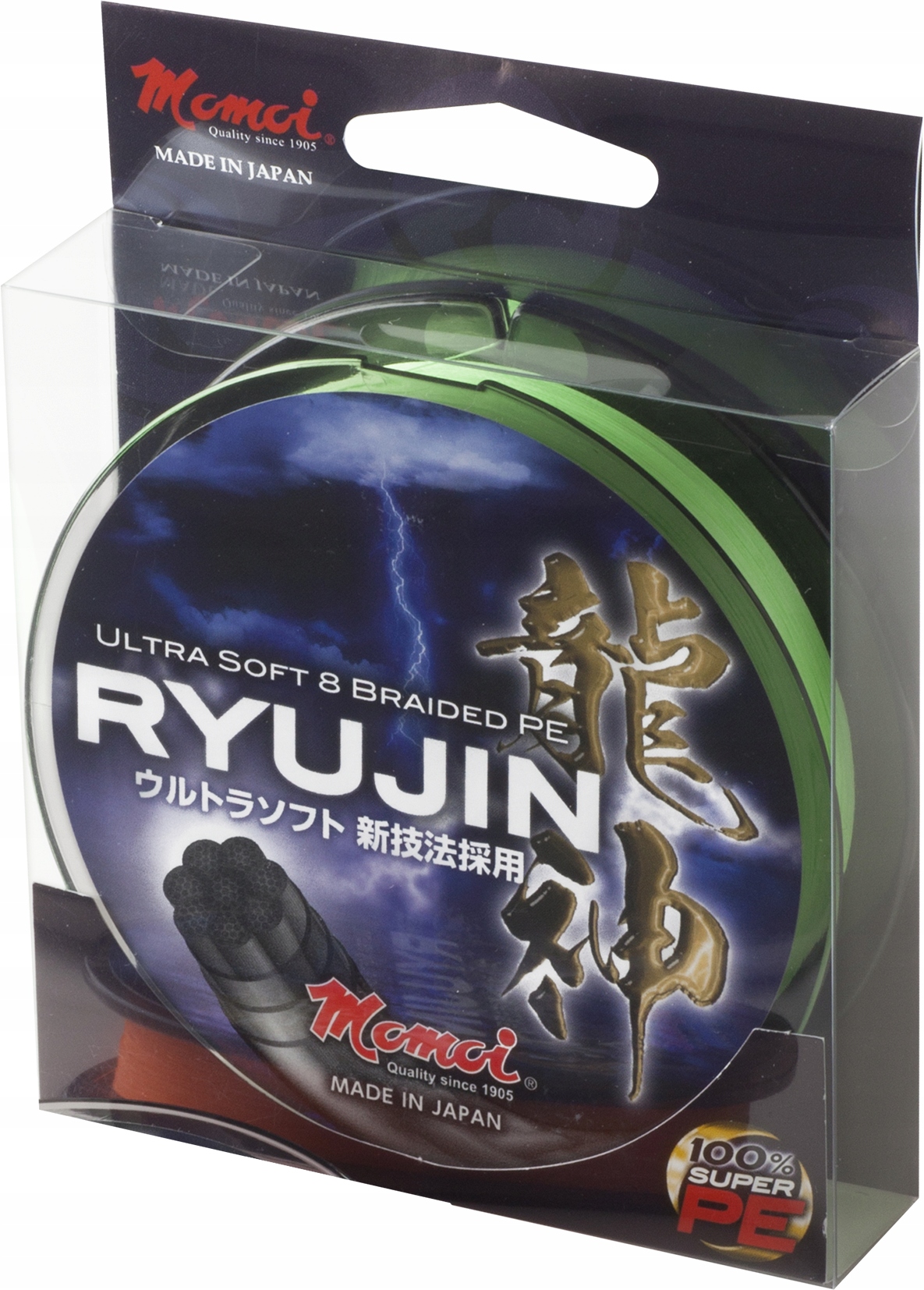 Plecionka Momoi Ryujin 0,10mm 150m zielona fluo