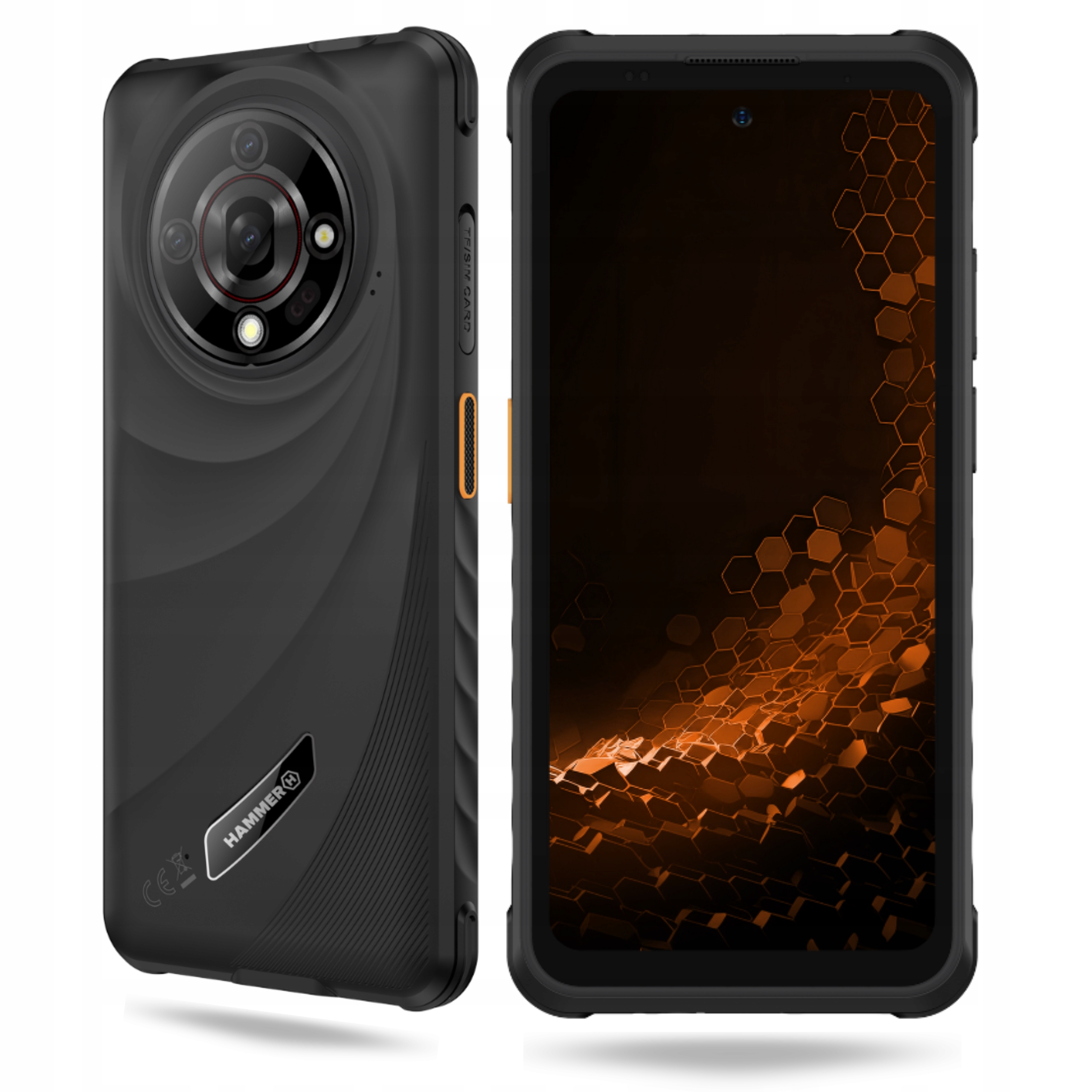 Smartfon Hammer Iron 6 5G 6 GB czarny 128 GB