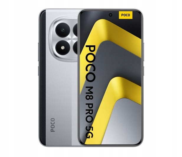 POCO M8 Pro 5G 8/256GB 6,83" 120Hz 50Mpix Srebrny