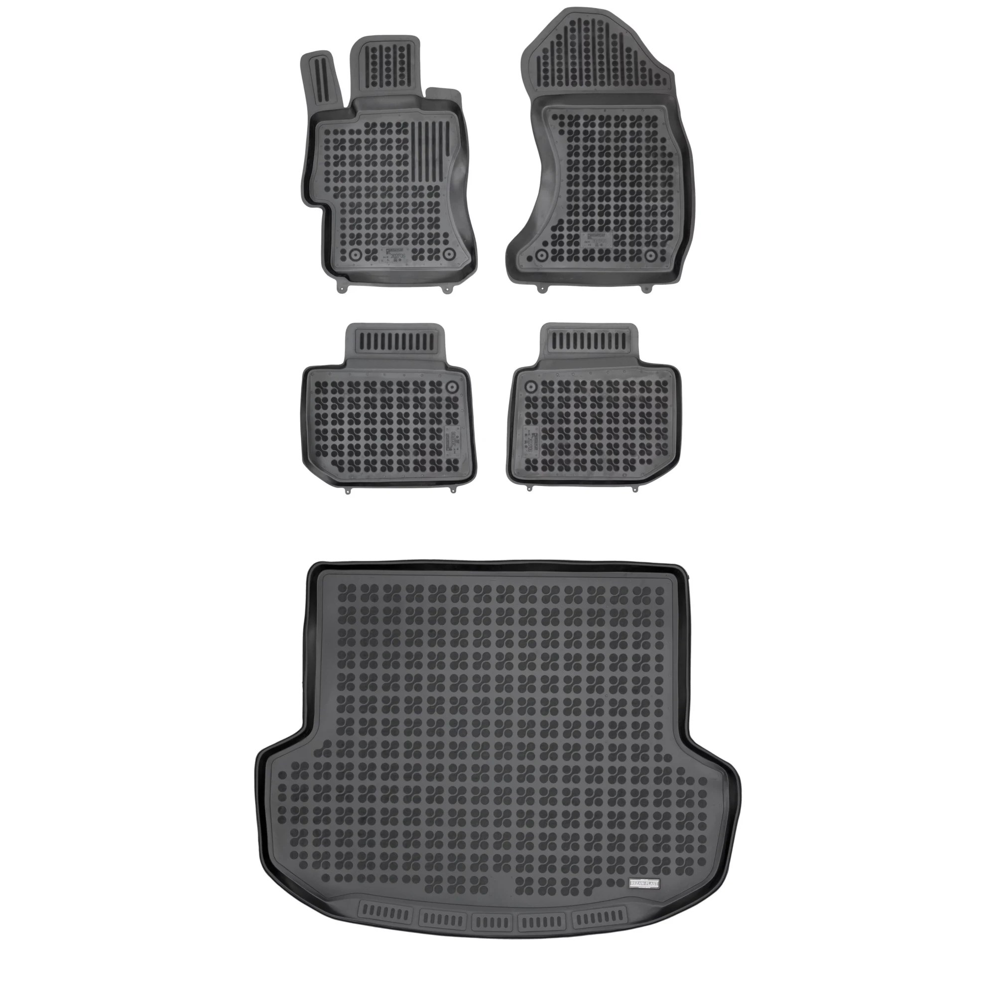 Gumová sada koberčekov a rohože Subaru Levorg 2014-2018 manuálna prevodovka