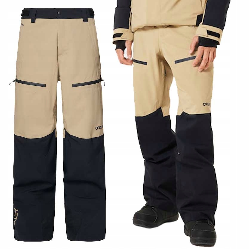 Pánské lyžařské kalhoty Oakley Tnp Lined Shell Pant 2.0 Pebble L