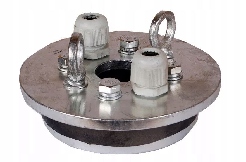 Studniční hlava 125/40 ocel pro průchozí hlubinnou studnu Ibo