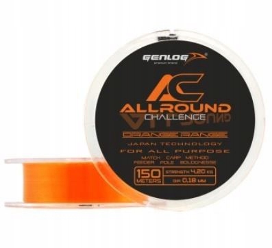 Genlog Żyłka Allround Orange Range 150M/0,14MM