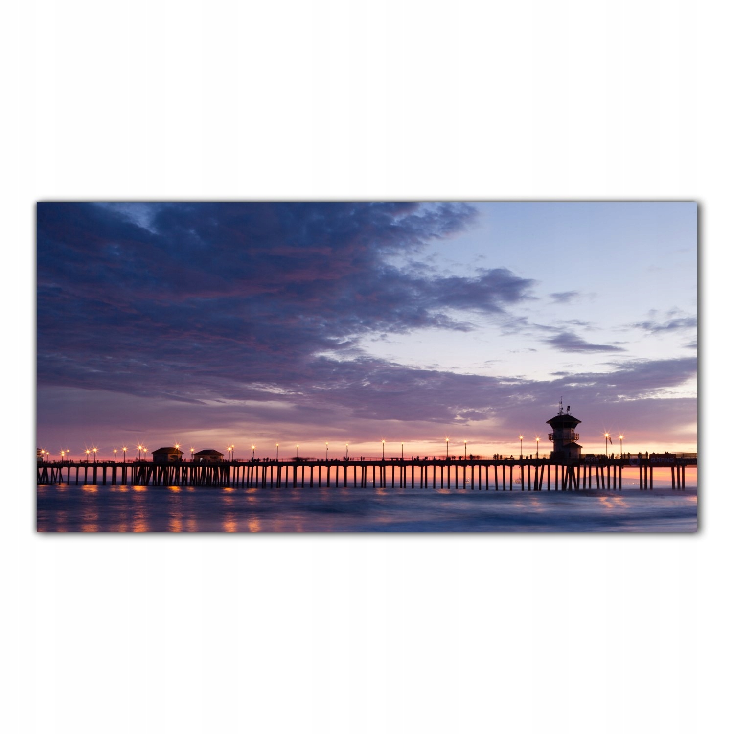 

Hartowany Obraz Szklany Morze Zachód Słońca 120x60