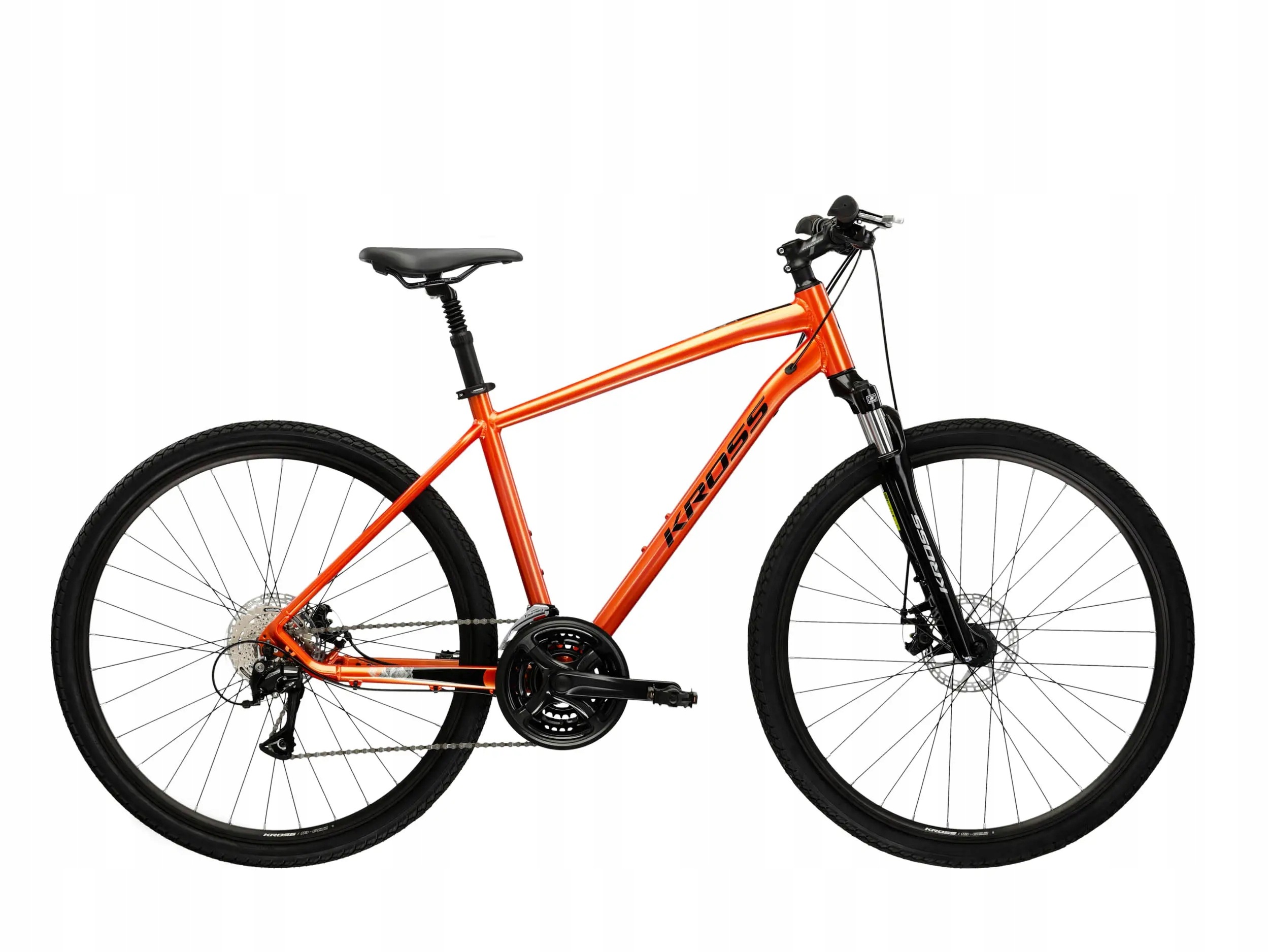 Rower Kross Evado 3.0 2025 Męski rozm. XL 23" pomarańczowy