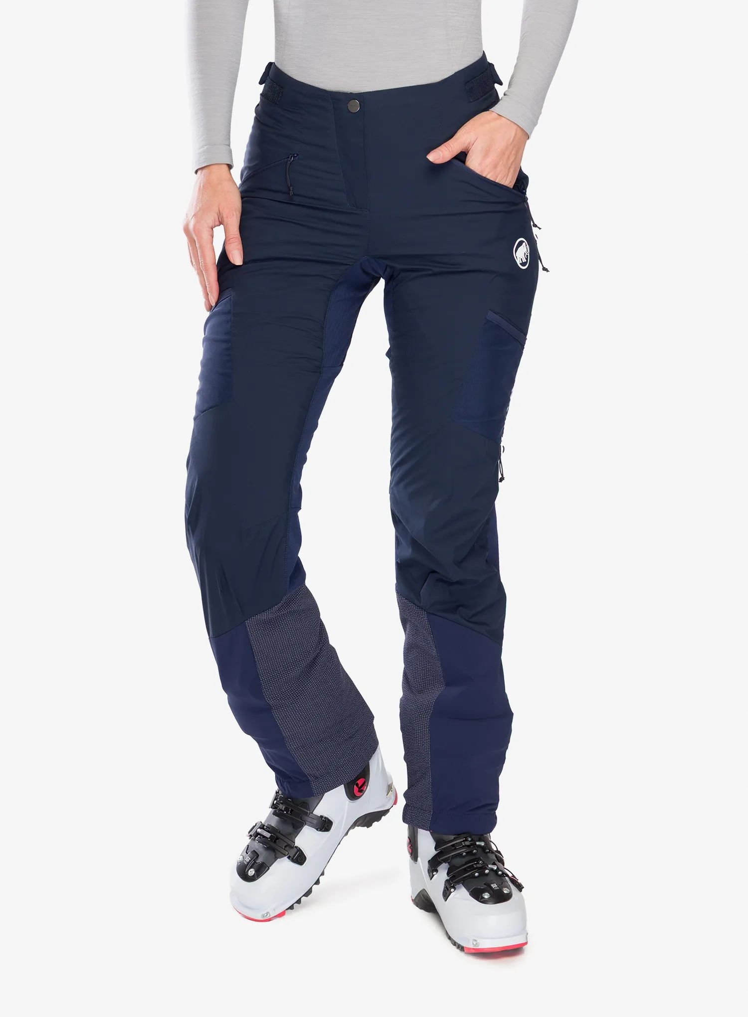 Spodnie softshell damskie Mammut Aenergy In Hybrid Pants marine 40 (M)