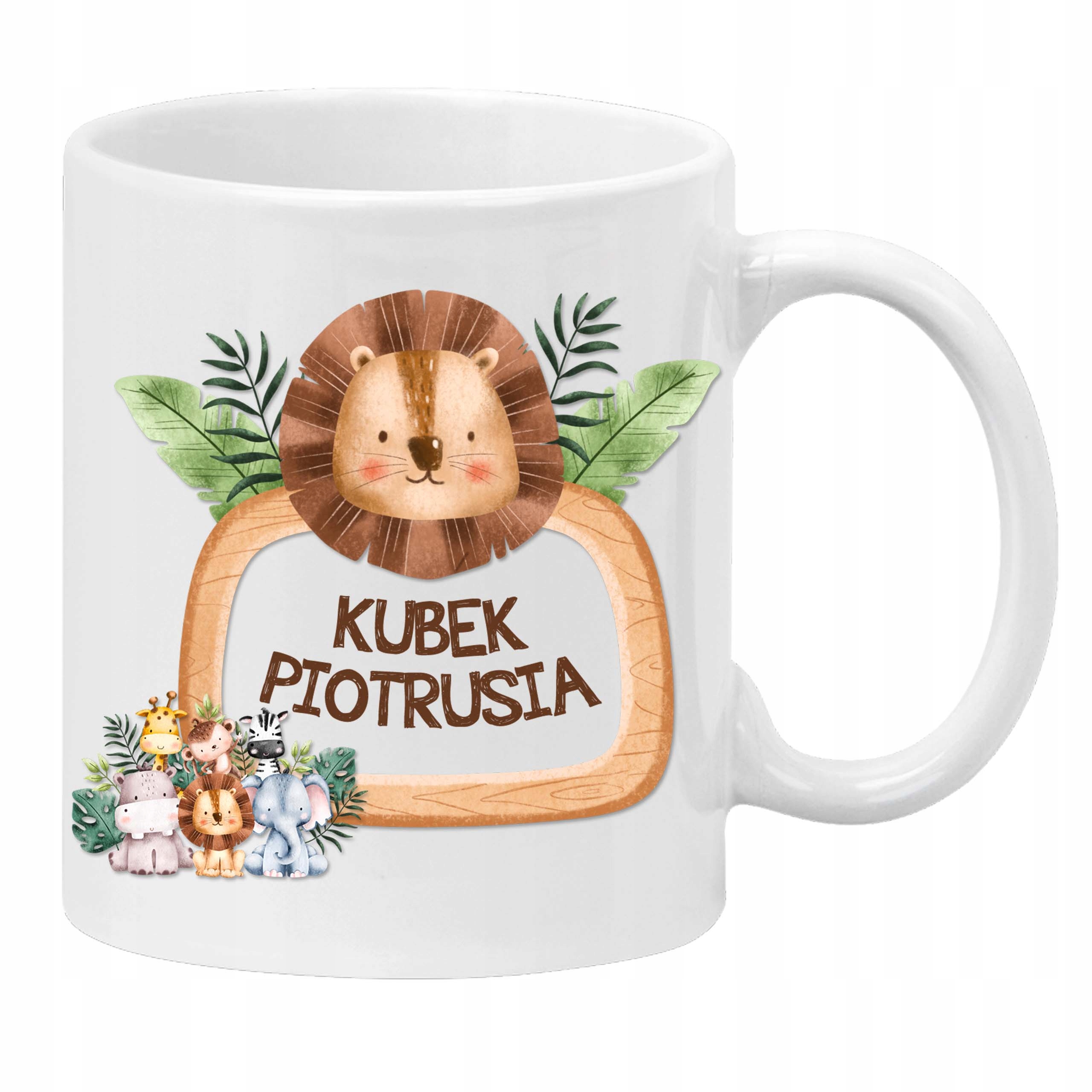 

Kubek Z Imieniem dla dziecka Z Lwem lew zwierzęta