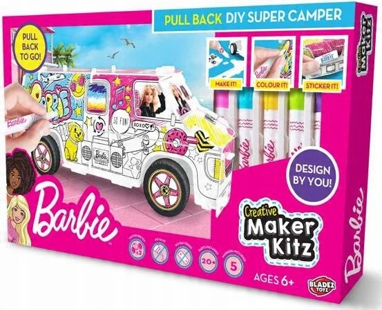 

Barbie Maker Kitz Kamper Do Składania I Malowania